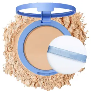 Oil Control Face Pressed Powder,Matte Smooth Flawless Setting Powder Makeup,Waterproof Long Lasting Finishing Powder,Cruelty Free Lightweight Face Cosmetics,0.35Oz (# 2-NATURAL BEIGE)
