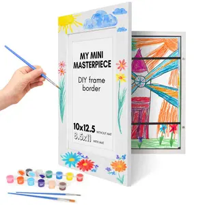Kids Art Frame with DIY Frame Border | My Mini Masterpiece