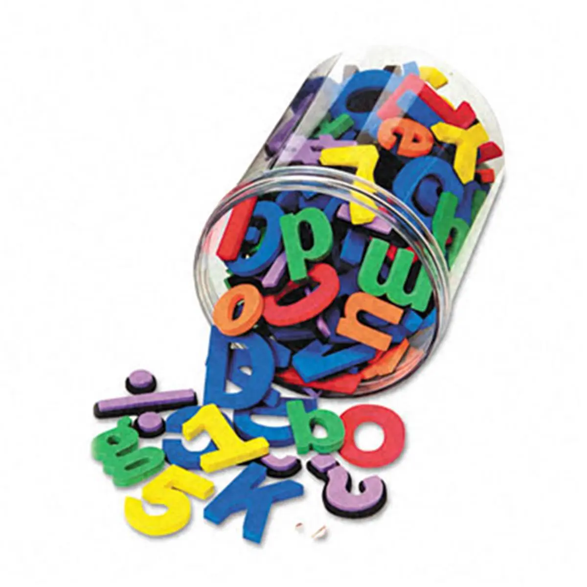 212 MAIN Chenille Kraft Wonderfoam Magnetic Alphabet Letters - 105-Pack, 1.5" High Color-Coded Durable Foam Set, Magnetic Back, Preschool Learning Materials, Early Education Tool