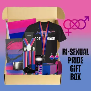 Bisexual Pride Gift Box – Curated Bi Pride Apparel & Accessories Gift Box