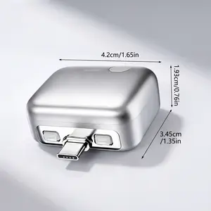 140W Fast Charging USB Type-C Protective Charging Power Bank for Mobile Devices, Auto Physical Disconnect When Full, Anti-Overheating, Overnight Use Compatible, Fastcharging