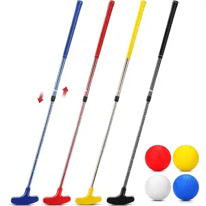 4 Pack Golf Putters for Men and Women Two Way Mini Golf Putter with 4 Balls Adjustable Length  Putter Bulk Right or Left Handed Golfers for  Teenager Junior