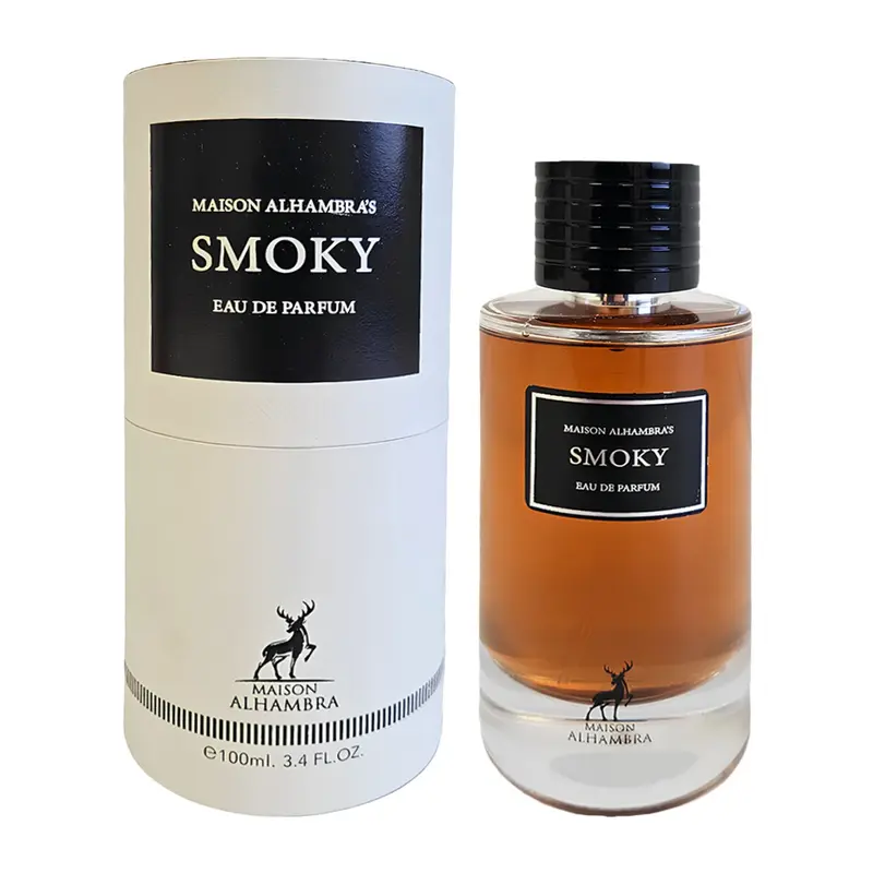 Maison Alhambra Smoky for Unisex Eau de Parfum Spray, 3.4 Ounce