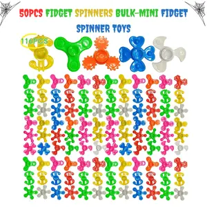 Halloween Gift Fidget Spinners Bulk-Mini Fidget Spinner Toys for Kids Teens Adults,Birthday Party Favors,Return Gifts,Goodie Bags Stuffers,Classroom Prizes (50)
