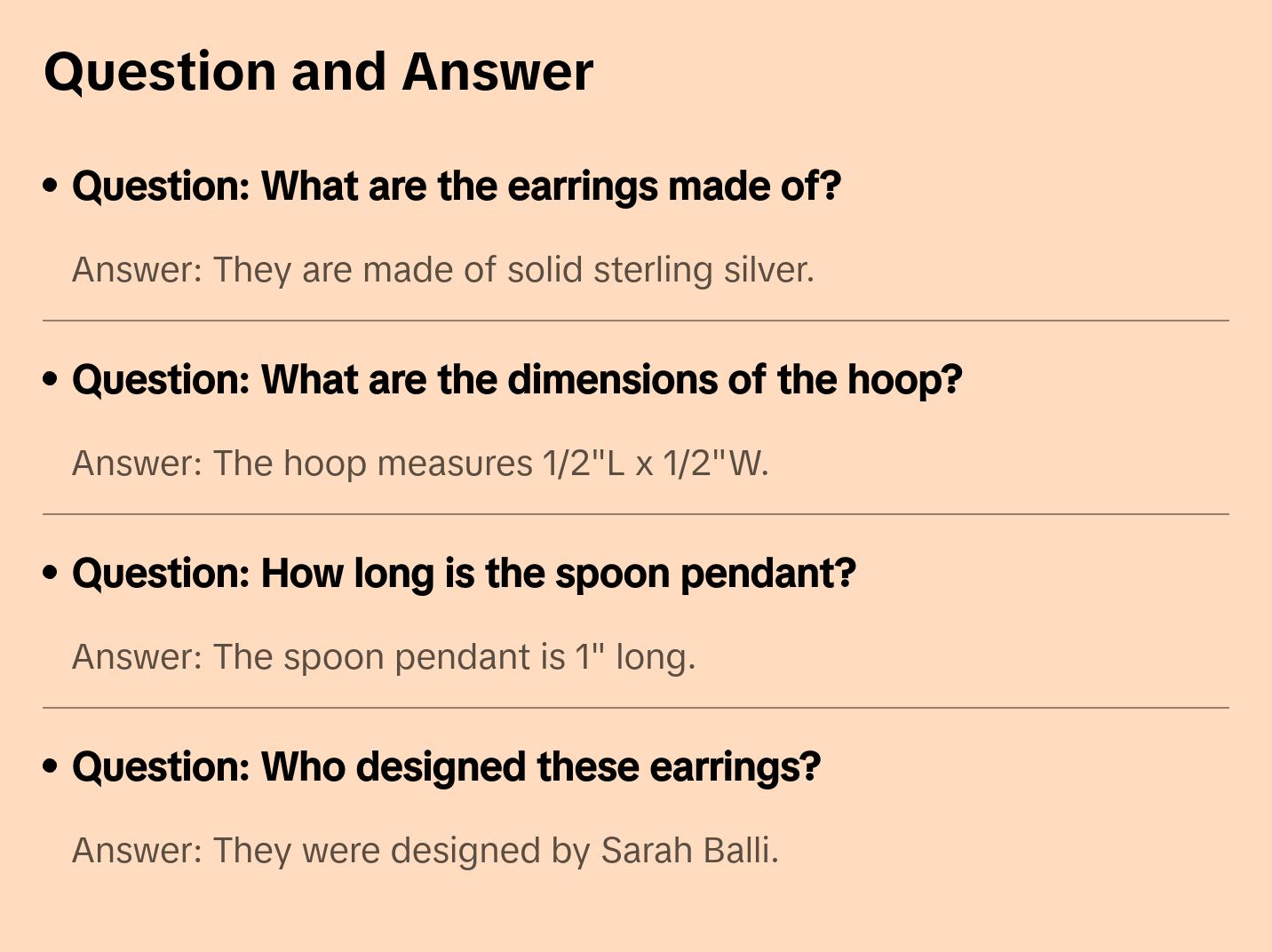 "Keep Stirring" Spoon Hoop Earrings