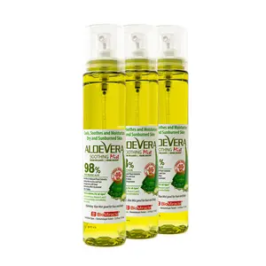 BioMiracle Aloe Vera Soothing Mist 3 Pack - 98% Aloe Vera for Dry & Sunburned Skin - Soothes Moisturizes - Ideal for Daily Use - Moisturizing