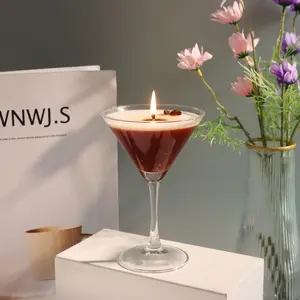 Handcrafted Espresso Martini Candle Decoration Natural Soy Wax with Rich Coffee Aroma Perfect Gift for Coffee Lovers Eco Friendly Home Decor
