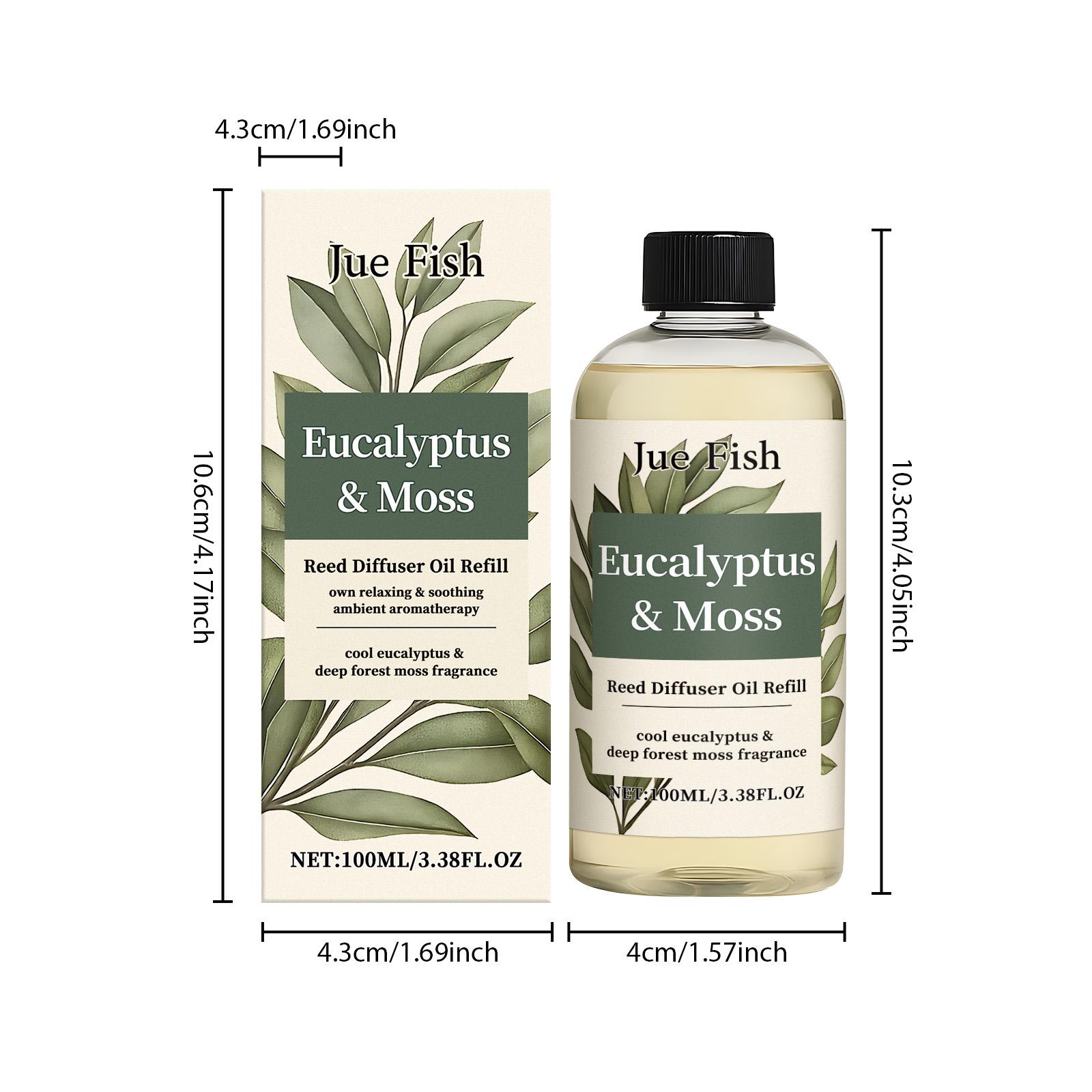 Jue Fish Eucalyptus Moss Aromatherapy Essential Oil Is A Refreshing Woody Fragrance That Diffuses The Air At Home With A Light And Elegant Aroma