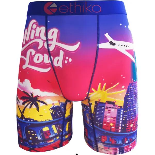 2PCS/3PCS/4PCS Men's boxy underwear with printed pattern, breathable and sporty, high elasticity, sweat absorption, hip lifting, casual sports s-XXXL