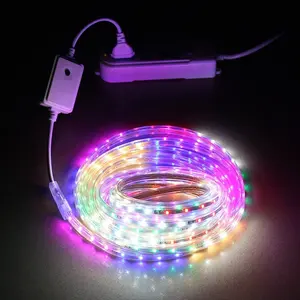 Outdoor waterproof LED light 10 meters, private courtyard, terrace, rooftop fence, atmosphere decoration, flower bed, fish pond, fountain, landscape lighting engineering, festival celebration, wedding scene decoration, atmosphere LED light strip