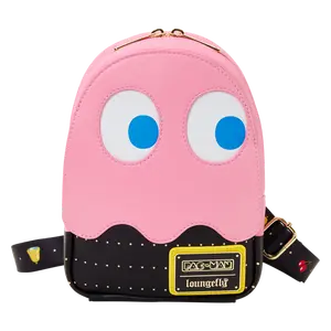 Pac-Man Pinky Ghost Glow Sling Crossbody Bag