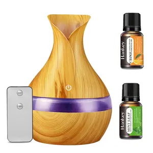 USB Powered 300ml Humidifier & Essential Oil Diffuser Combo with Auto Shut-Off Night Light for Home Bedroom Office Nursery Desktop