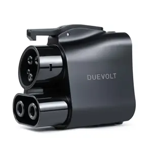 DUEVOLT NACS to CCS Adapter – Tesla to CCS Adapter for DC Fast Charging, 500A/250kW, Compatible with Ford, Rivian, GM, Volvo, Polestar at V3/V4 Superchargers