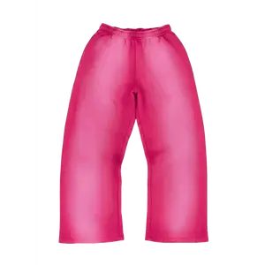 Hot Pink Sweatpants - Washed