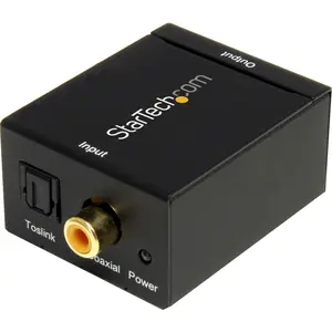 StarTech SPDIF Digital Coaxial or Toslink to Stereo RCA Audio Converter