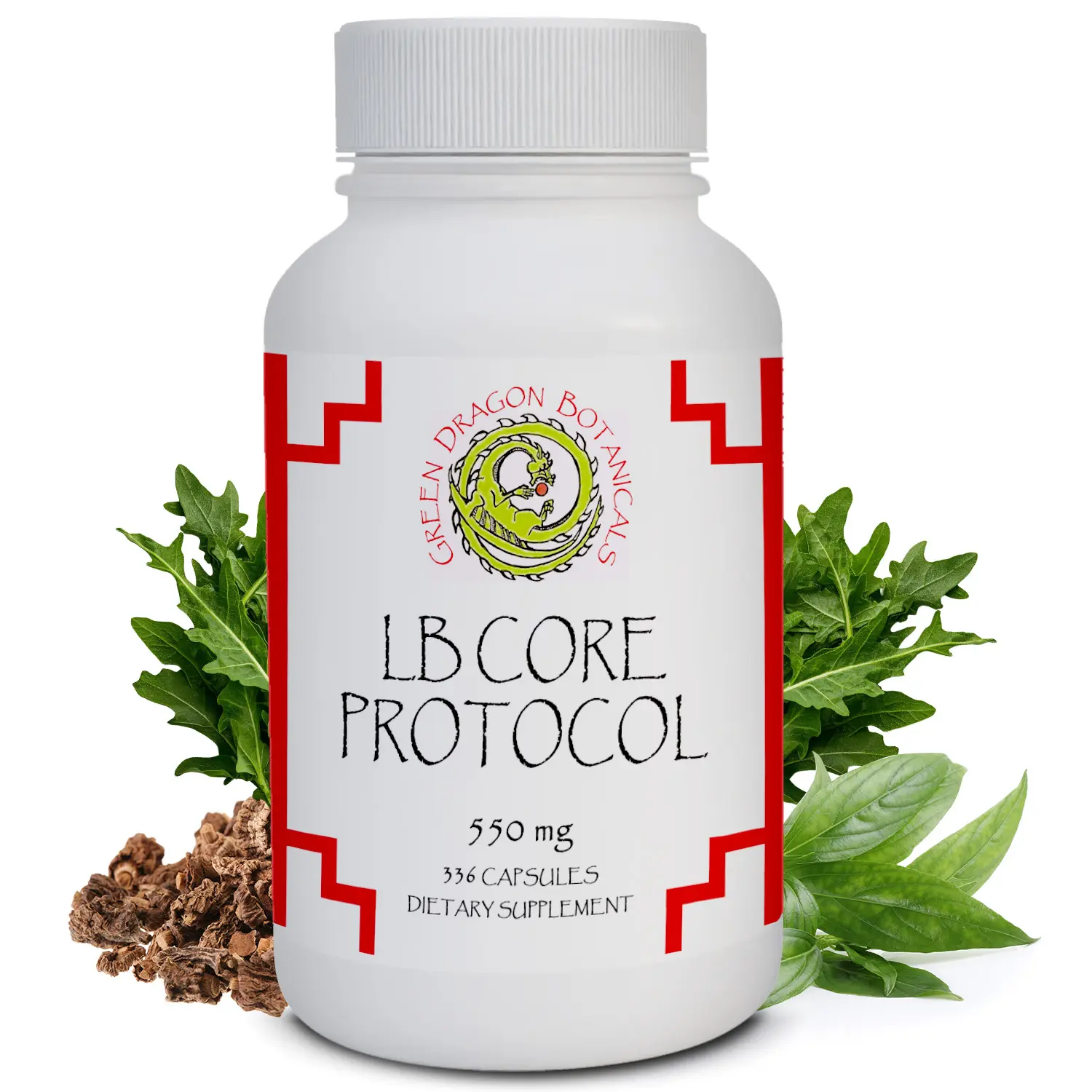 Green Dragon Botanicals LB Core Protocol - Buhner Wild-Harvested 5-Herb Blend Immune + Joint Support 550mg