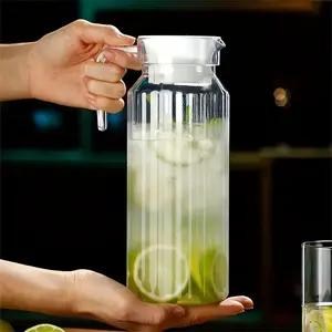 Transparent Acrylic Juice Drink Carafe Cup, Cold Fruit Container, Narrow Neck Beverage Jar, Outdoor Picnic Party Use Drinkware, Easy To Clean, Water Bottle Jug, Pitchers