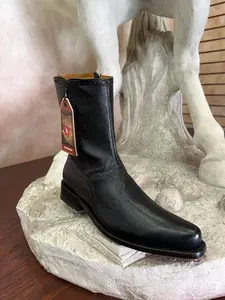 78BI8305- Los Altos Boots Men's Low Shaft Dressy Boot Black