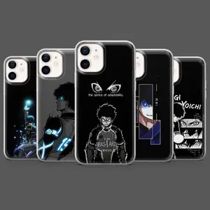 5 vers Isagi Yoichi Tough Phone Case, Blue Lock Anime Case Cover for iPhone 17Promax & More