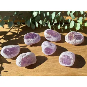 Amethyst Ema Egg/Seer Stone/Window Stone