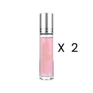 2-Pack Pheromone Perfume for Women – Portable Rollerball， 0.34oz Travel Size Essential Oil Fragrance, Portable & Easy to Apply. Boost Your Attraction & Confidence for Daily Wear, Date Night, Party, Work, Vacation & Valentine's Day Gift Set for Her