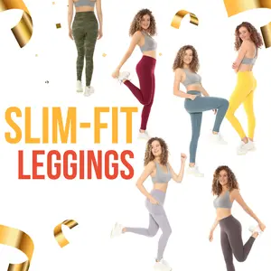 Pro-Fit 1pcs/3pcs  High Waist Leggings, side pockets, Moisture-wicking, 25%Spandex Shaping, Breathable, Stretch 78059/KC0541 high  quality activewear