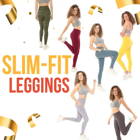 Women's High Waisted Spandex Shaping Yoga Pants (1pc/3pcs) - High Waisted Leggings, 75%Polyester 25%Spandex, Quick Dry, Moisture-Wicking, Breathable, Lightweight, Side Pockets, All Seasons Activewear, Machine Washable, Cold Wash Safe (78059/KC0541)