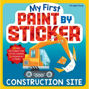 My First Paint by Sticker: Construction Site
