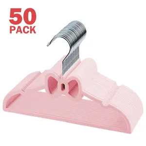 50 Pack Kids Hangers,Premium Velvet Strong and Durable