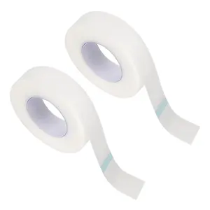 6 Rolls PE Eyelash Extension Tape, (1/2 Inch x 10 Yards/1 Rolls) Breathable Tape with Micro Holes, Lash Tape for Eyelash Extensions, Individual Package (Transparent) Makeup Cosmetic