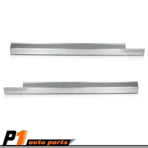 Iron Slip-on Rocker Panel for Ford 08-11 Focus, 4 Door Compatibility, Silver, Left & Right Side Auto Body Replacement Part