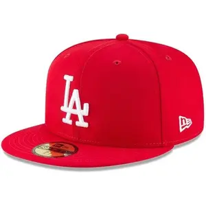 New Era MLB Basic Los Angeles Dodgers 59Fifty Fitted Baseball Cap - Scarlet Red 11591141