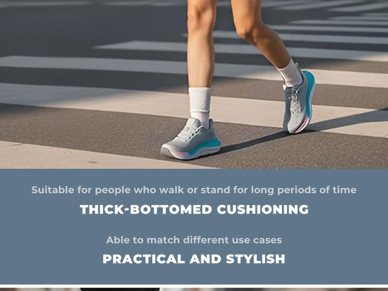 Women's Walking Shoes Cushion Comfortable Running Tennis Shoes Non-Slip Workout Gym Athletic Breathable Fashion Sneakers