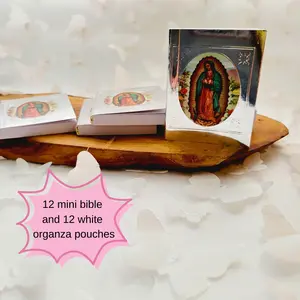Mini Prayer Book of Virgin of Guadalupe Spanish Edition - Religious Gifts and Party Favors - Ornaments, Decor