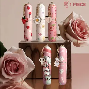 Portable Perfume Spray Bottle, 0.17 oz Refillable Atomizer, Travel Essential Series Cosmetics Makeup Tools with Different Printed Patterns to Match Various Fragrances