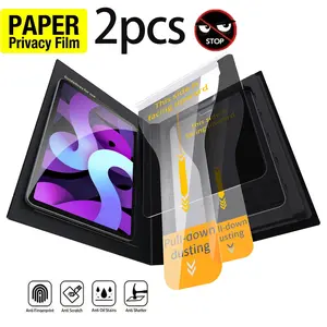2 Pack Privacy Screen Protector for iPad Pro 11 Inch 2022/2021/2020/2018 iPad Air 5th 4th Generation Air 5/4 10.9 Inch 2022/2020, Anti-Spy Tempered Glass with Installation Tray, Case Friendly