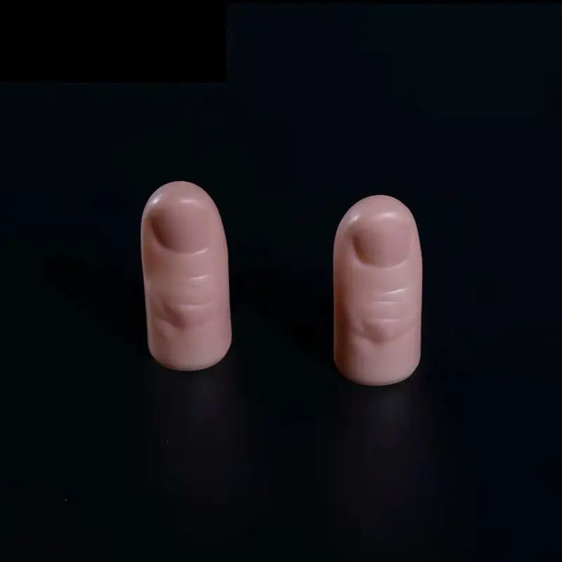 Magician’s Vanishing Thumb Trick – Realistic Fake Thumb Sleeve (2 Pack) for Pranks, Illusions & Magic Fun