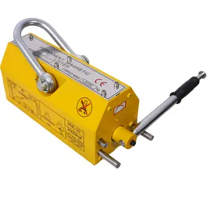 4400 lbs Neodymium Magnet Permanent Magnetic Lifter, 2.5 Safety Factor, Steel Construction, for Hoist, Plate Lifting Tasks