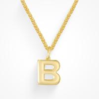 18K Gold Waterproof, Letter B