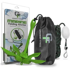 Anchor Kit & Accessories For Kayak, Paddle Board, Small Boat, SUP Jet Ski, Canoe, Jetski, PWC