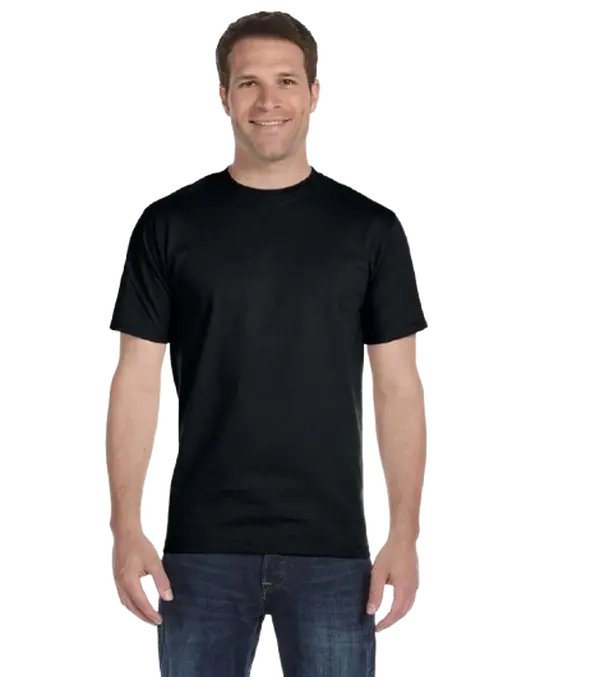 5-Pack Gildan Dry Blend 50/50 T-Shirt, Short Sleeve, Plain, G800/8000 - Durable, Comfortable, Basic Tee for Everyday Wear Classic Collar full color Streetwear Menswear Tshirt