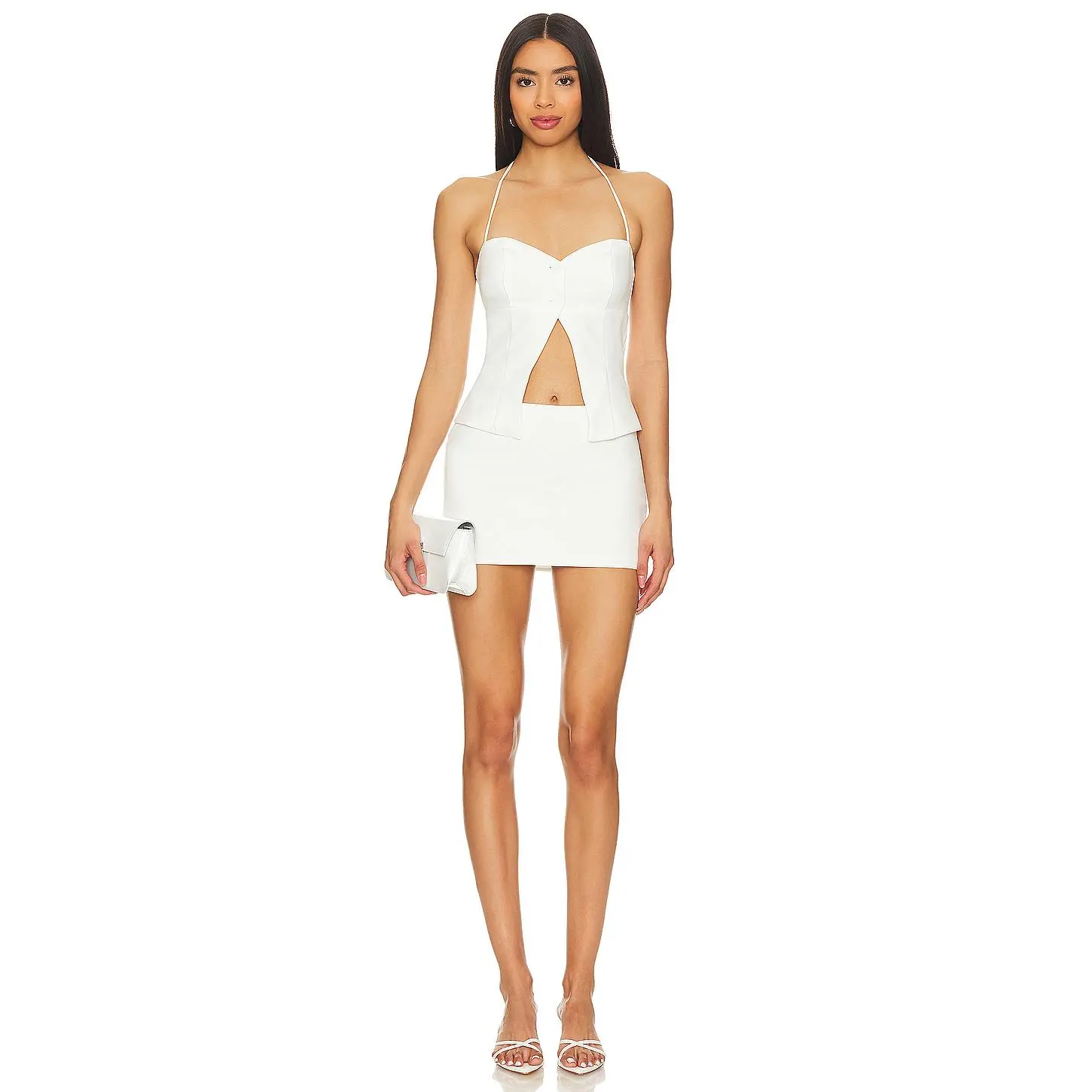 superdown Audrina Skirt Set in White