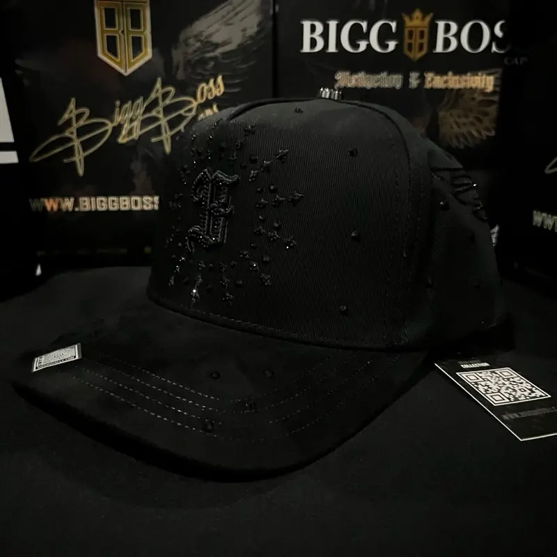 B CRISTALES BLACK / BIGG BOSS HATS