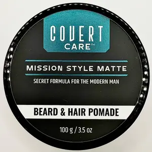 Mission Style Matte Pomade – Beard & Hair Grooming Cream for Men