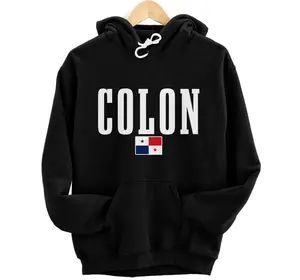 Personalized Colon Panama Panamanian Flag Vintage Roots Pullover Hoodie