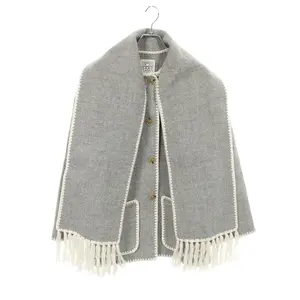 Pre-owned Other Wool Small Leather Goods Toteme Embroidered scarf jacket Outerwear