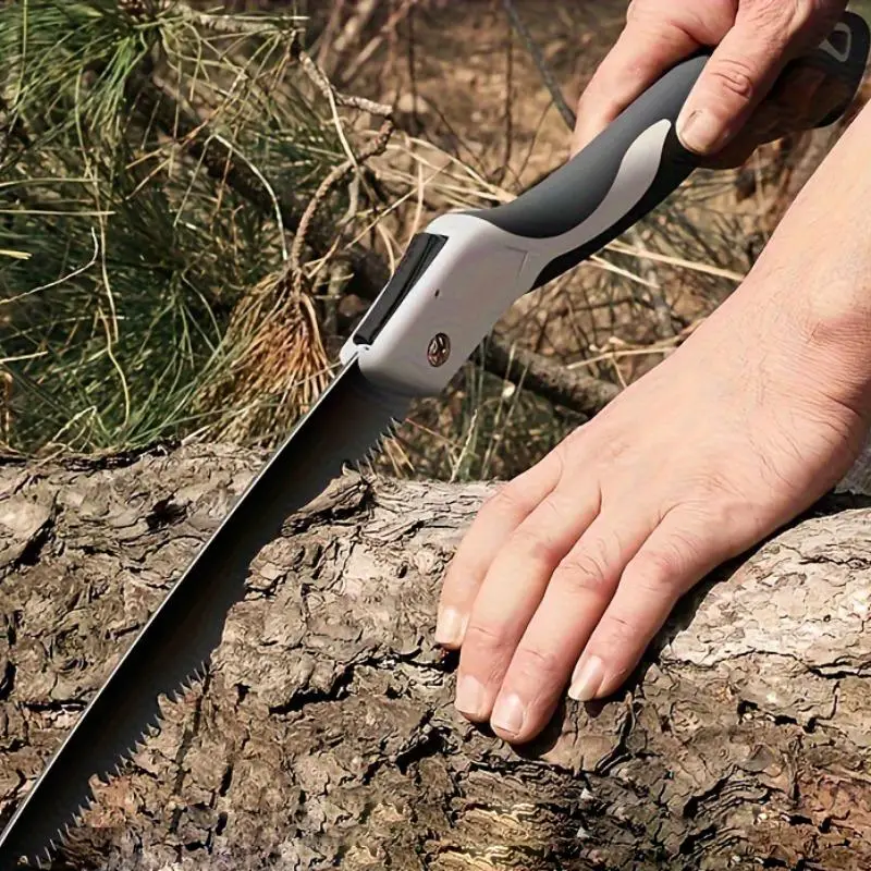 Folding Saw, 1 Count Outdoor Garden Hand Saw, Handheld Saw for Woodworking, Tree Branch Saw, Pruning Saws, Gardening Tool Accessories with Heavy Duty