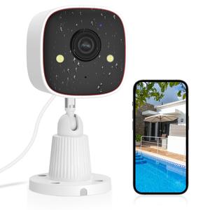 Jennov Outdoor/Indoor Security Cameras ,  HD Color Night Vision/AI Human Motion Detection / IP66 Waterproof Pet Dog Cat Baby Monitor Camera for Home Security