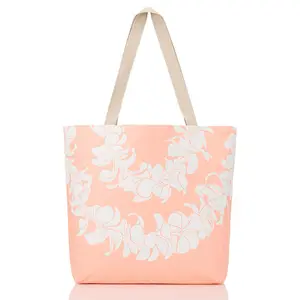 Plumeria Lei Reversible Tote