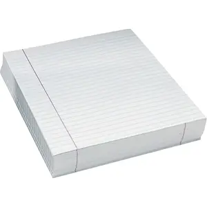 Composition Paper, Unpunched, 3/8" Rule, 8 1/2" x 11", White, Pack Of 500 Sheets